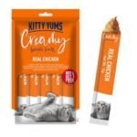 Kitty Yums Creamy Real Chicken 5 Sticks