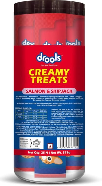 Drools Creamy Treats Salmon&Skipjack 25Pcs - Image 2