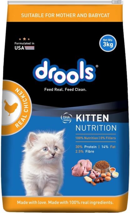 Drools Kitten Dry Food Real Chicken 3kg