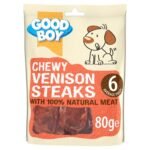 Chewy Venison Steaks ? 80g