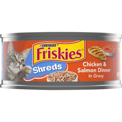 FRISKIES SHREDS Chkn Smn 5.5oz