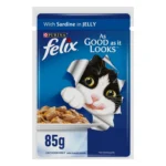 Felix Adult Sardine Gij Cat Food 85g