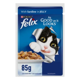 Felix Adult Sardine Gij Cat Food 85g