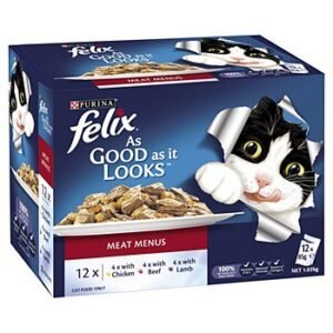 FELIX AGAIL Meat Menus 12 x 85g Wet Cat Food