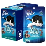 Felix Play Tubes Tuna & Crab Cat Treats, 2x8x50g