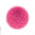 Fluffy Ball - Pink