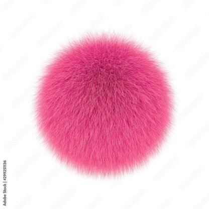 Fluffy Ball - Pink