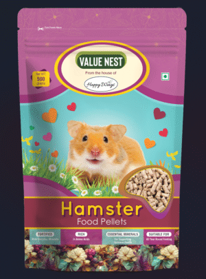 Happy Wings Adult Pellets Feed for Hamster 500 GR