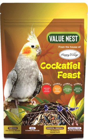 Happy Wings Premium Bird Food for Cockatiel 500 GR