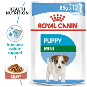 Size Health Nutrition Mini Puppy (WET FOOD - Pouches) 12 x 85g