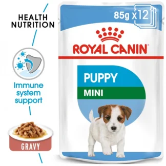 Size Health Nutrition Mini Puppy (WET FOOD - Pouches) 12 x 85g